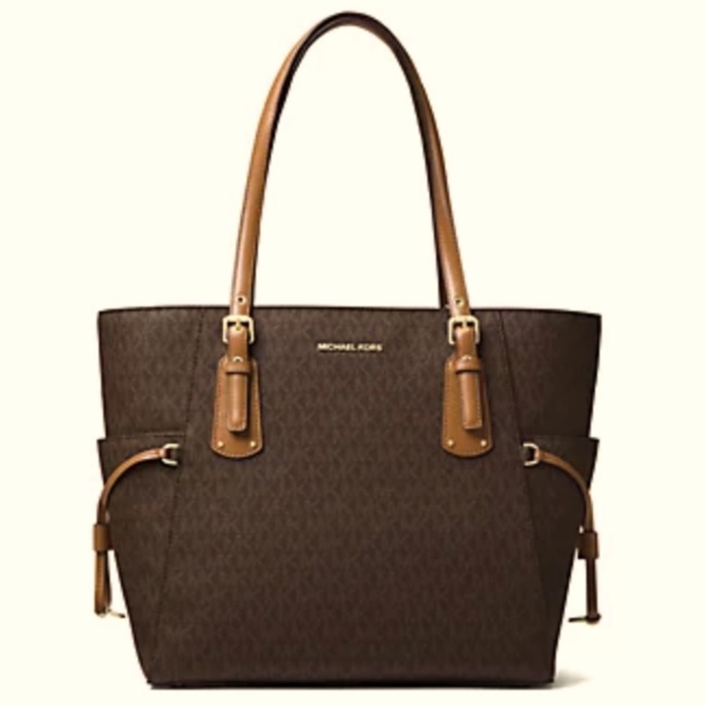 Michael Kors Signature Voyager East West Tote